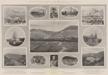 Die Gedenkfeier zur Verteidigung des Shipka-Passes durch die Russen im Jahr 1877